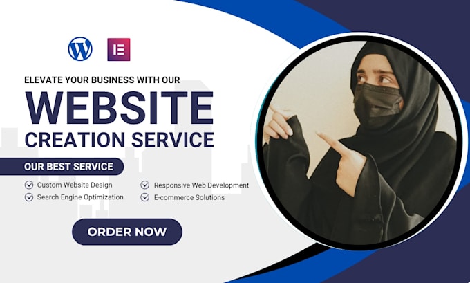 do a cheap 1 page wordpress site with customization