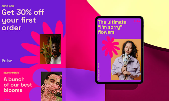 design a professional social media kit with banners, templates and profile image