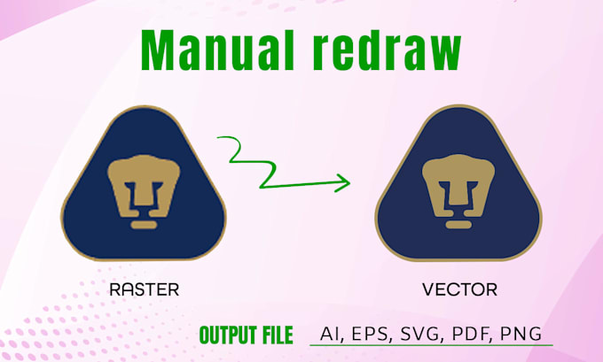 make a manual vector trace of your logo