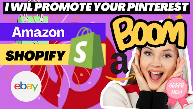 promote your pinterest marketing to grow etsy, shopify, amazon, ebay sales