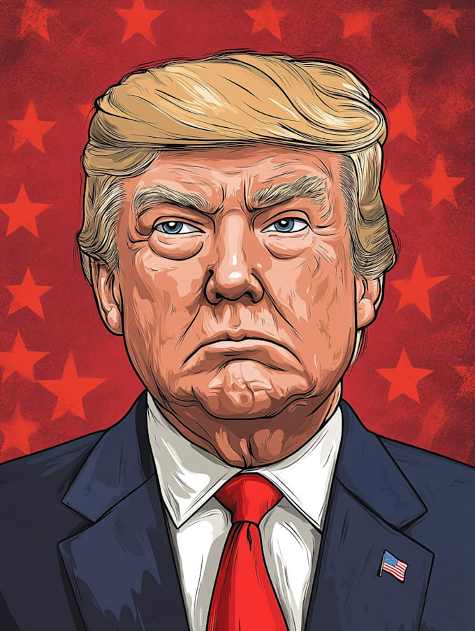 create a political cartoon art
