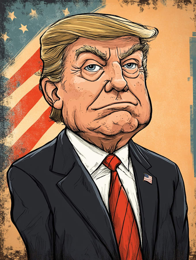 make a political cartoon art
