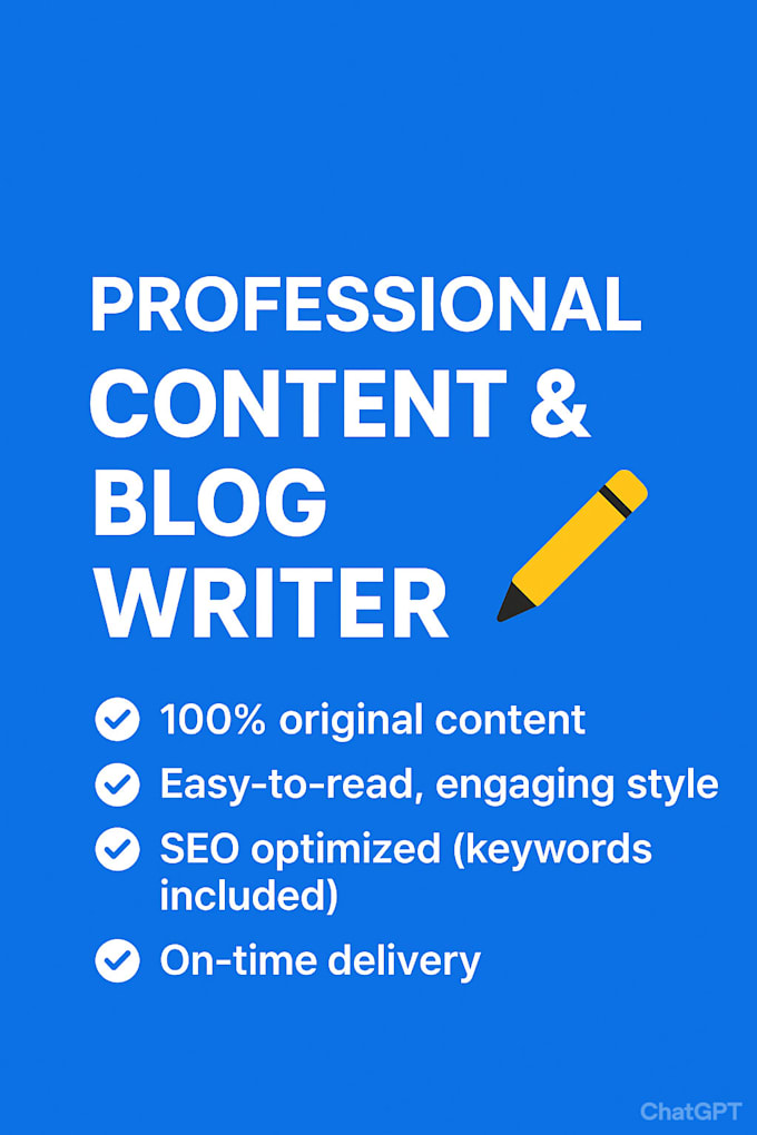 write high quality articles on technology, education, or lifestyle