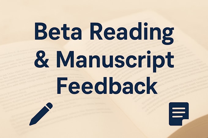 Beta reading e manuscript feedback by Joaocovile | Fiverr