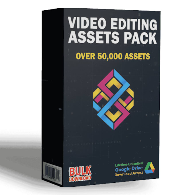 provide 20,000 plus ultimate video editing assets pack