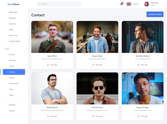 build full stack web app with react next node fastify spring go rust