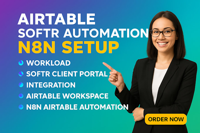 setup airtable database, airtable automation, softr client portal, airtable crm