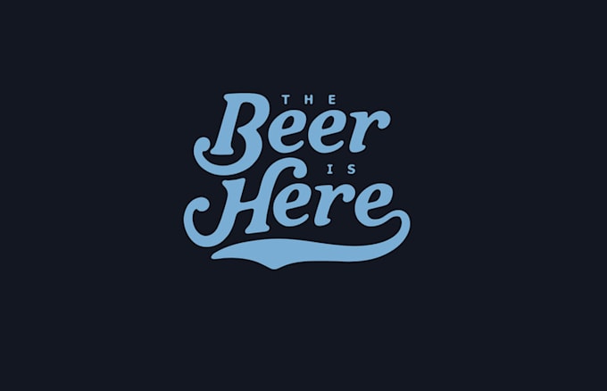 design unique beer slogan logo