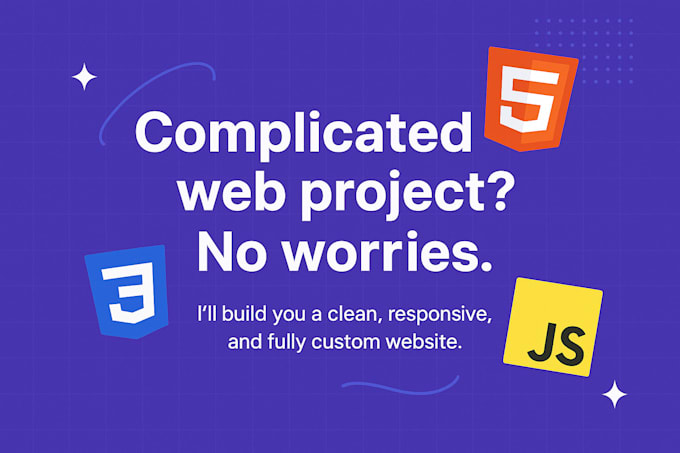 make your project website at custom prices