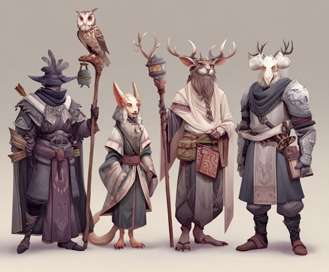 create fantasy portrait, dnd fantasy character