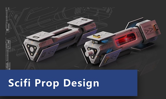 design scifi mechanical prop for games