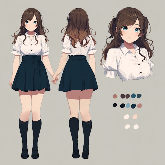 draw or design your oc or fanart anime