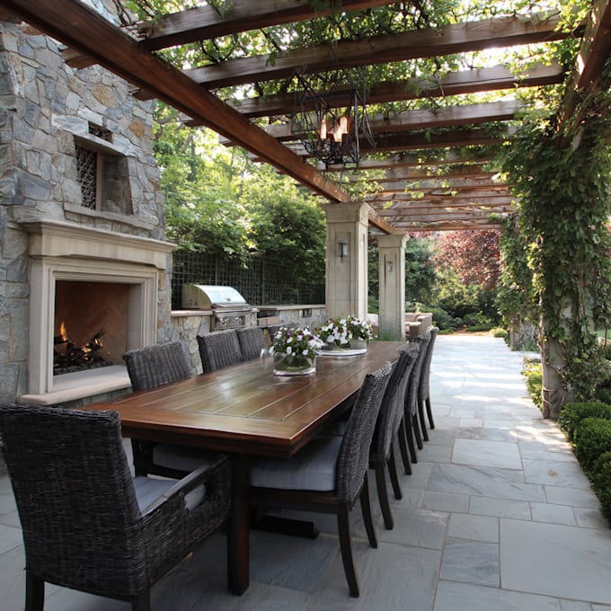 do landscape design, garden design, backyard, pool and terrace