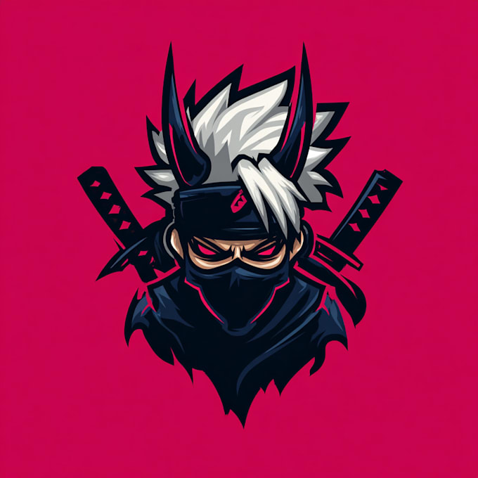 design logo with anime mascot