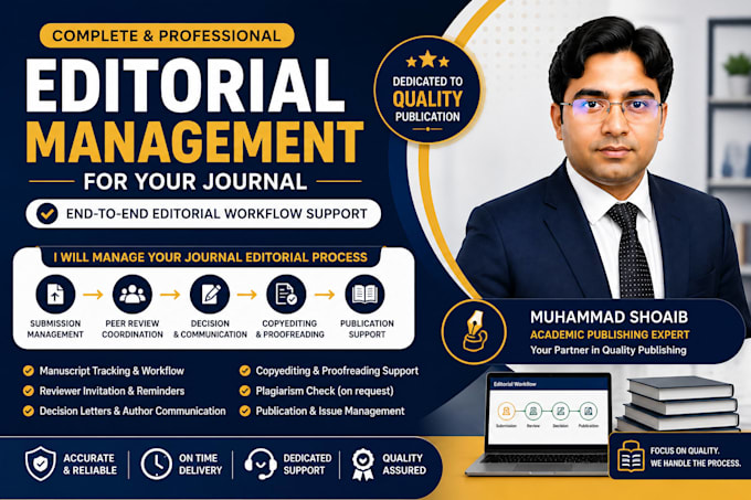 provide complete editorial management for your journal