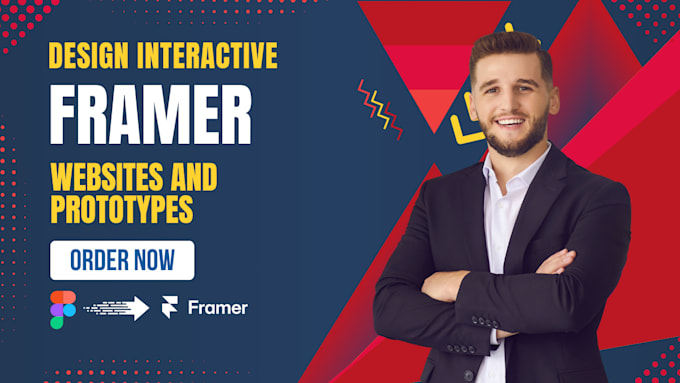 Design interactive framer websites and prototypes by Idreeskhanis | Fiverr