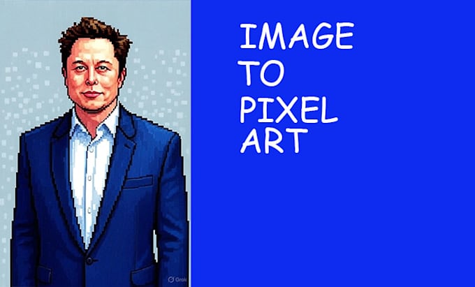 convert any image into retro pixel art style