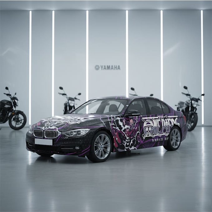 do unique professional car, van, vehicle wrap design