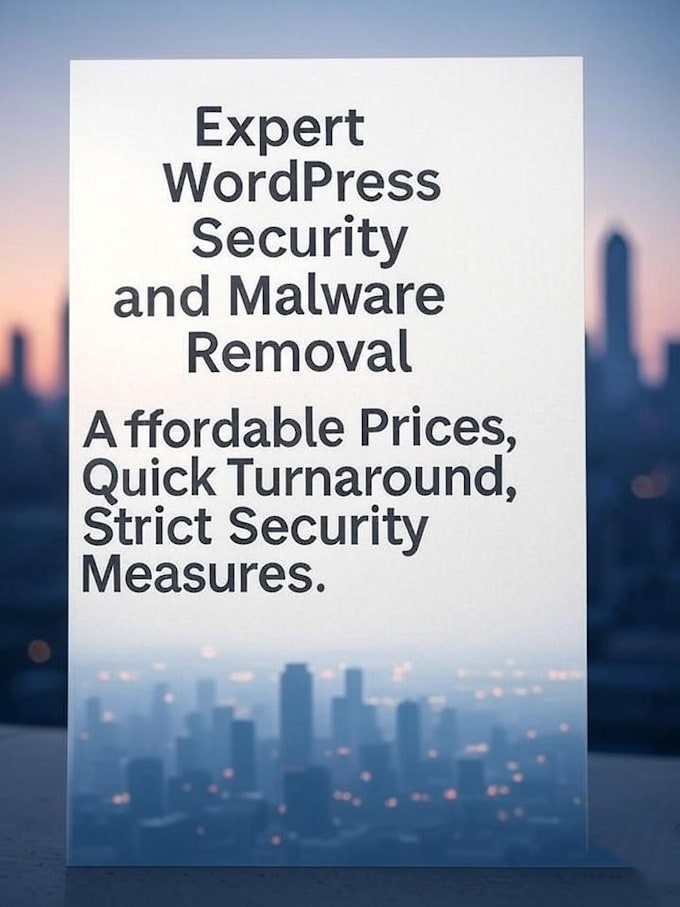 do wordpress malware removal, remove virus with wordpress security