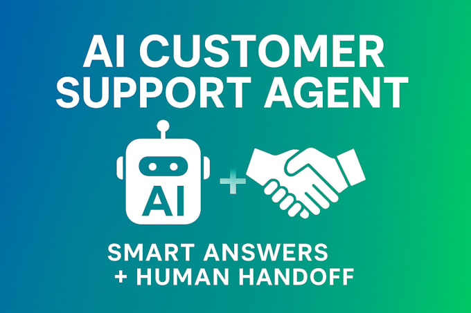 build a custom ai customer support agent with knowledge base and human handoff