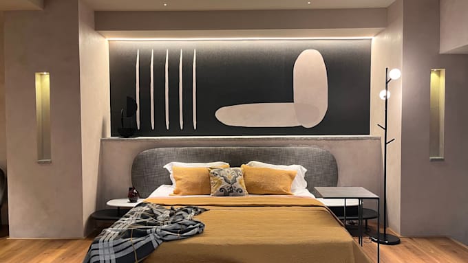 create custom wallpaper and ceiling mural design print ready