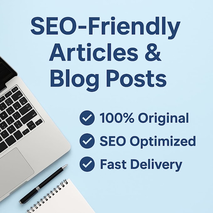 write high quality SEO friendly articles and blogs