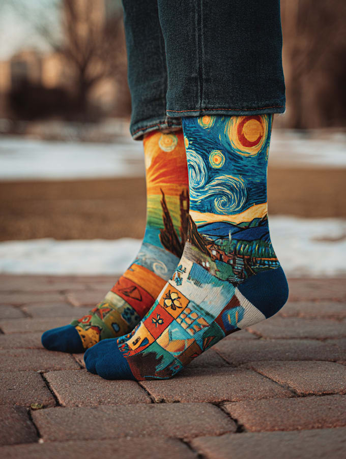 make a custom sublimation sock design
