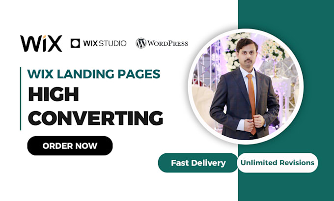 build wix website design, online store and wix landing page