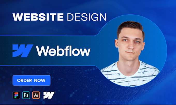 design and develop your webflow website and landing pages