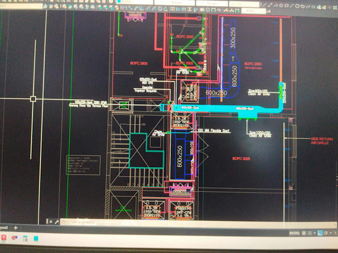 create hvac ducting and piping layout in autocad