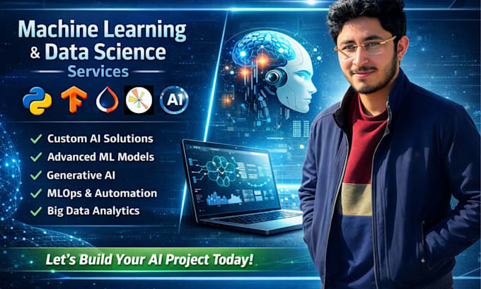 do machine learning and data science project for you