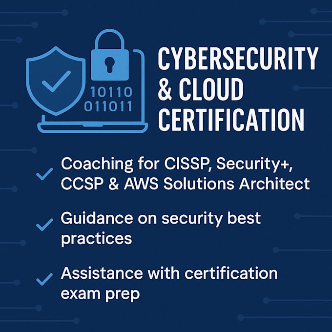 provide cybersecurity consulting and cloud certification coaching