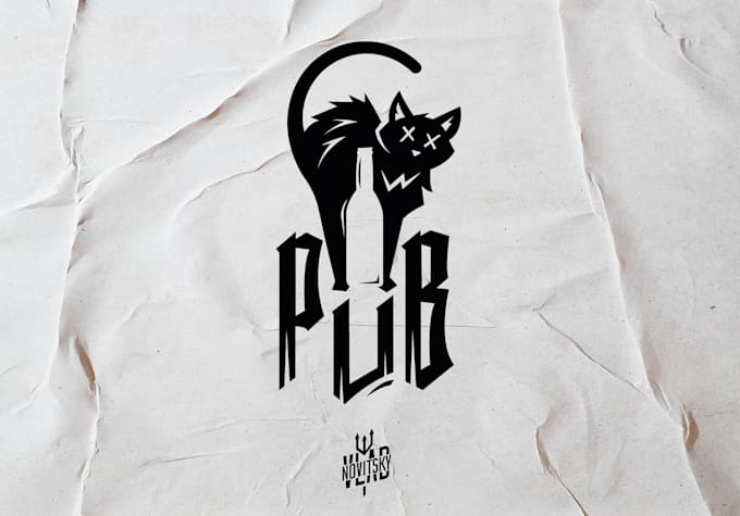do brand identity vintage pub logo creation