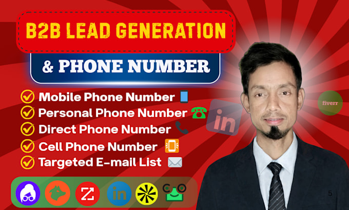do b2b lead generation, direct phone number, linkedin leads, email list building