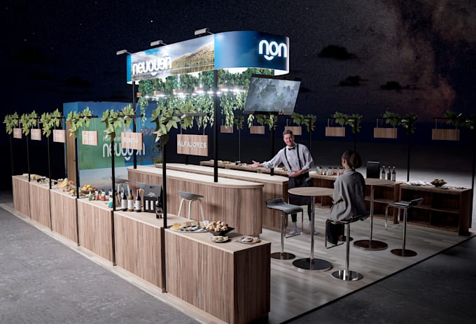 design your 3d exhibition booth, kiosk, stand, stall