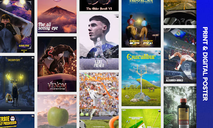 design print and digital poster