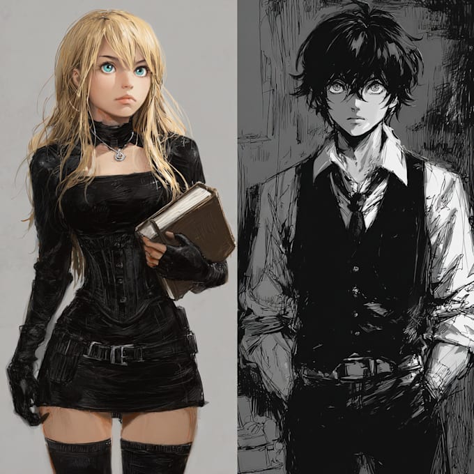 do an anime or comic character