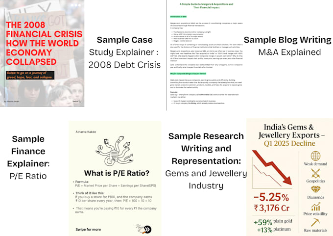 create engaging finance blogs, articles and polished reports