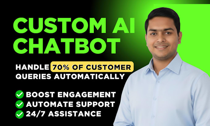 develop ai chatbots, integrate ai to websites, create full stack ai websites