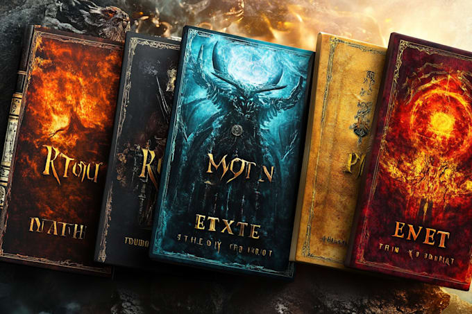 design a stunning fantasy and sci fi book covers