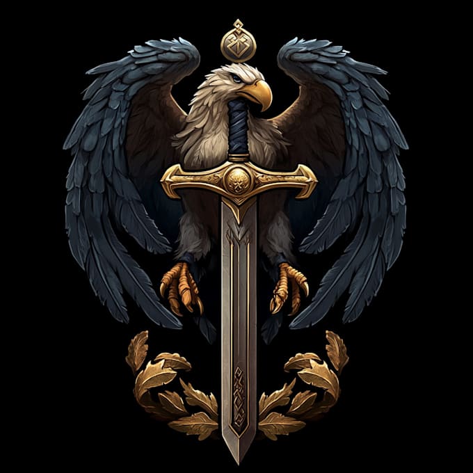 design fantasy game logo