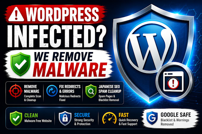 fix hacked wordpress website and remove malware