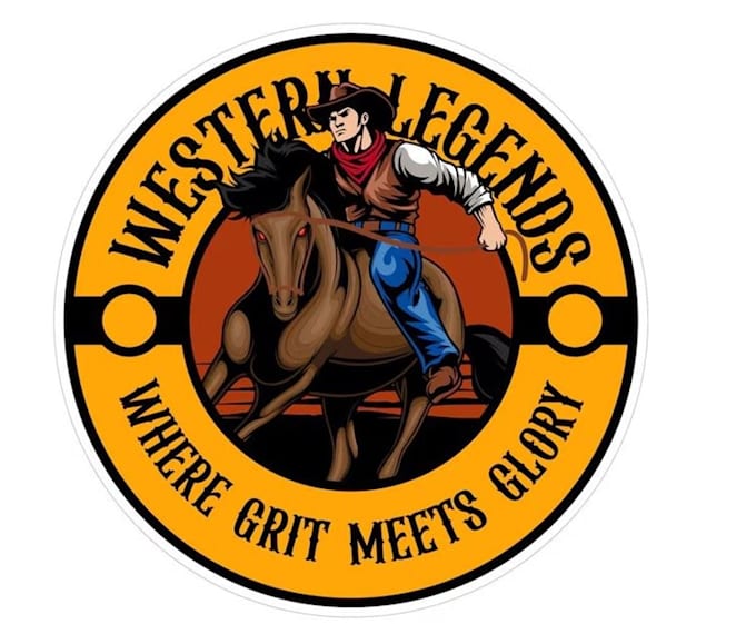 design super rodeo logo with satisfaction guaranteed