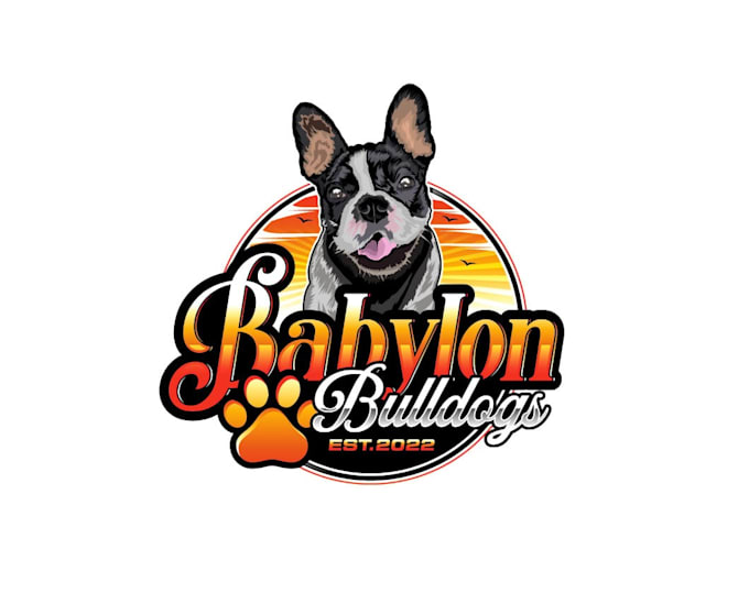 create professional and specially bulldog logo design