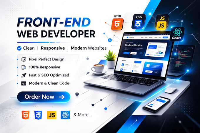 build a modern responsive and SEO optimized website