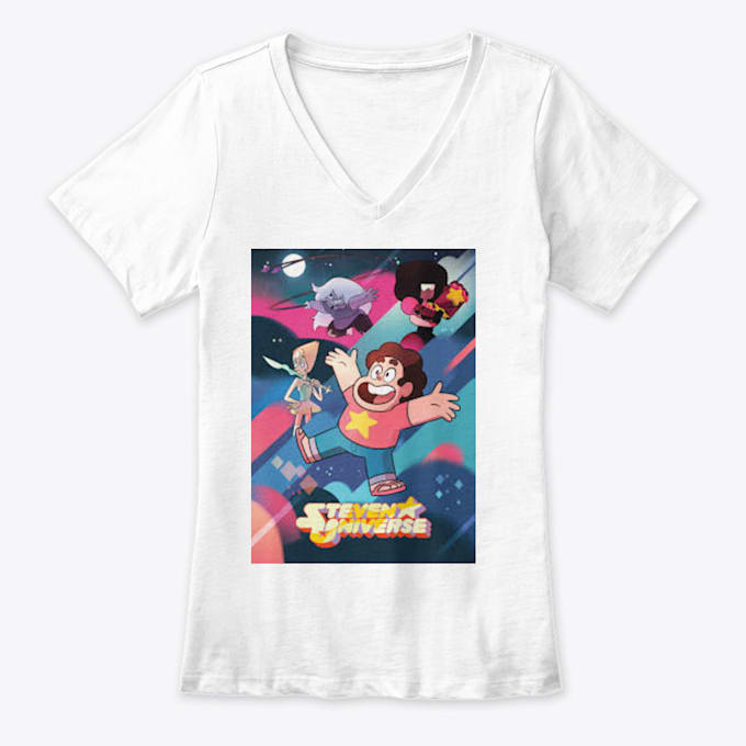 make a steven universe v neck shirt