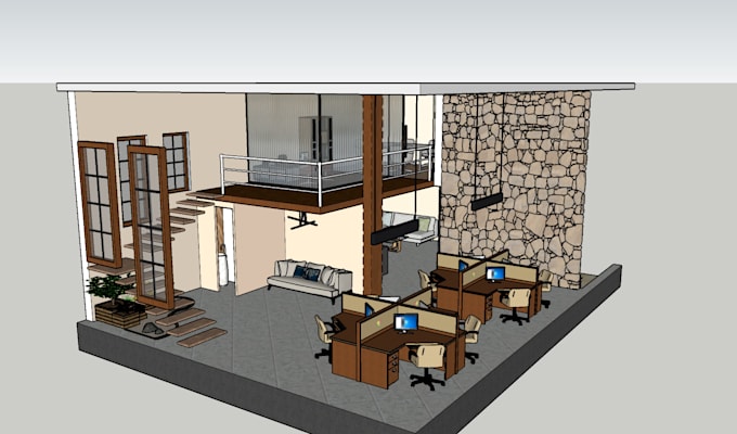 create floor plans , 3d models ,and interior design for your space