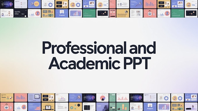 design professional and academic powerpoint presentations