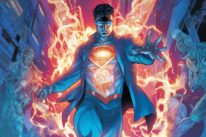 do comic book page, comic book cover, comic art