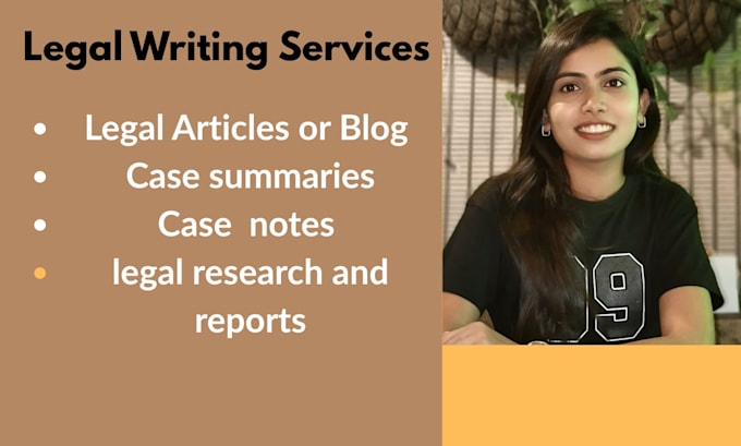 provide expert legal writing for article or blog